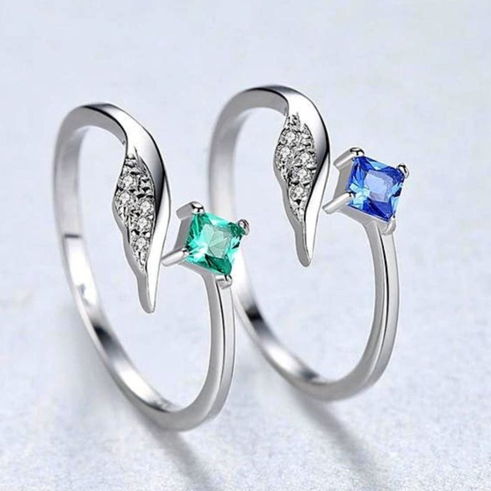 925 Silver Rings Fashion Trendy Resizable Fine Jewelry Ring